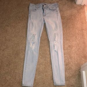 American eagle light denim jegging